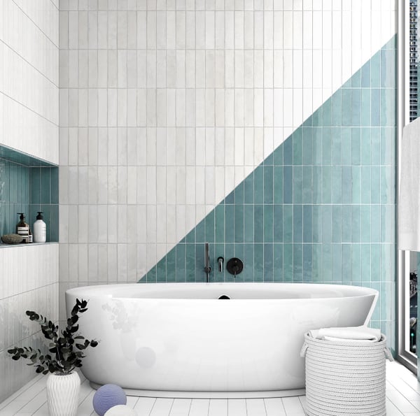 Πλακάκι Tribeca Watercolour 6x24.6 cm Equipe Ceramica